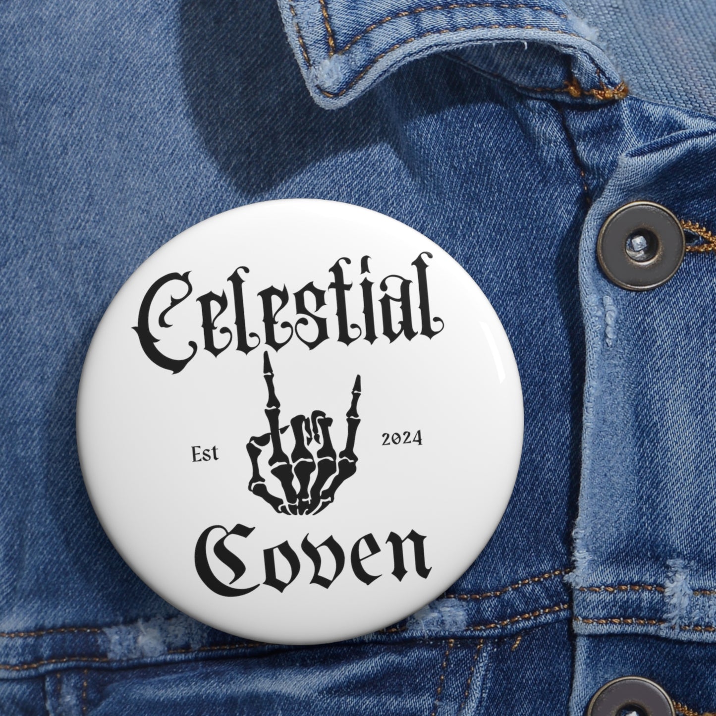 Celestial Coven Pin Button