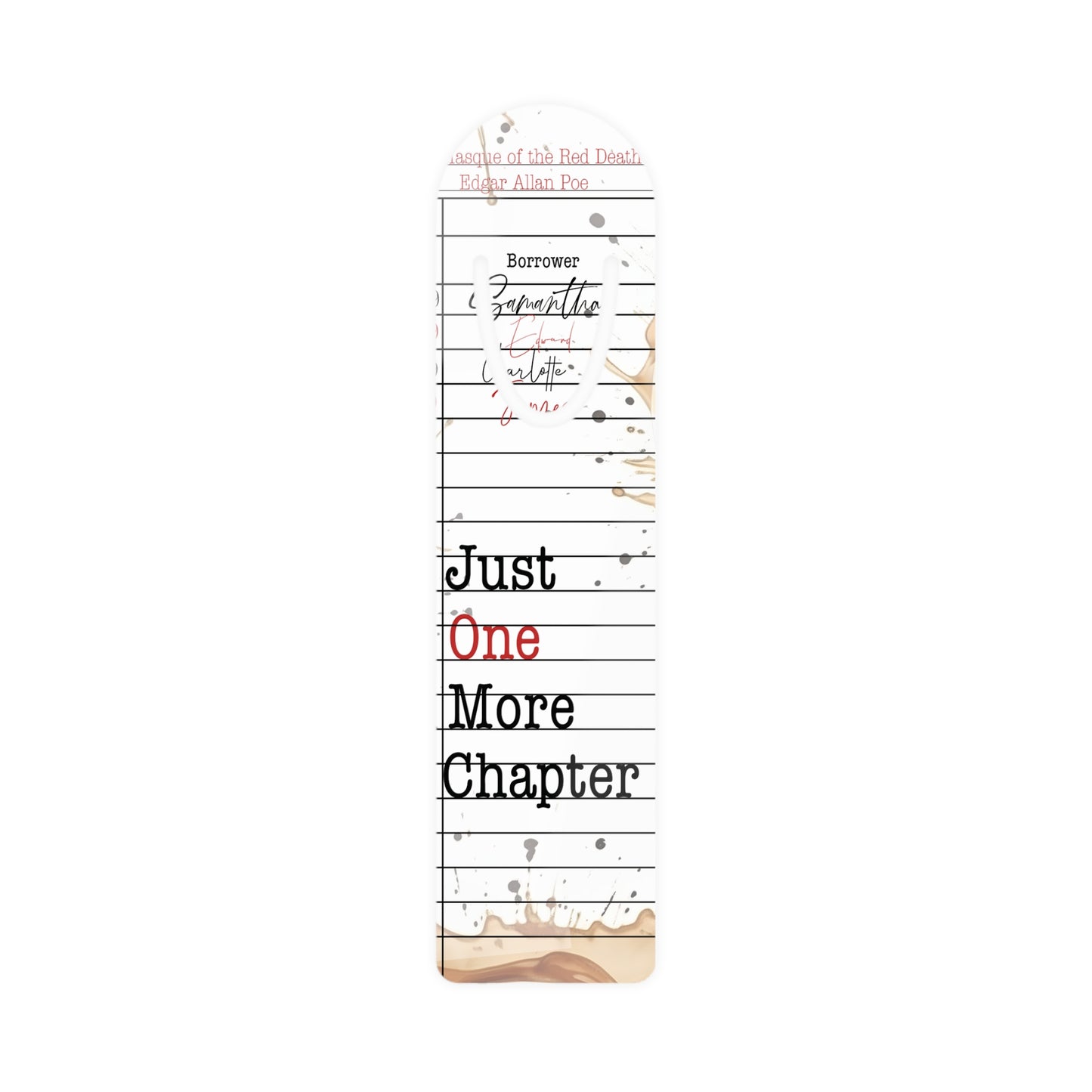 Just one more Chapter Bookmark