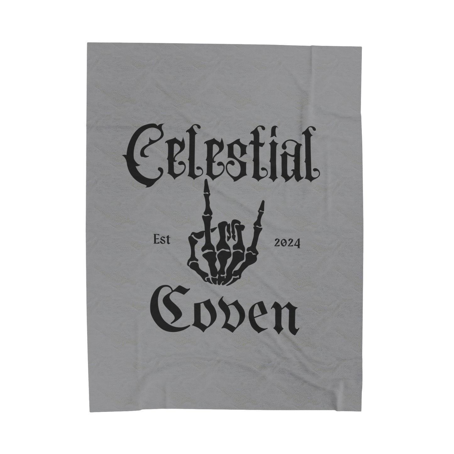 Celestial Coven Velveteen Plush Blanket