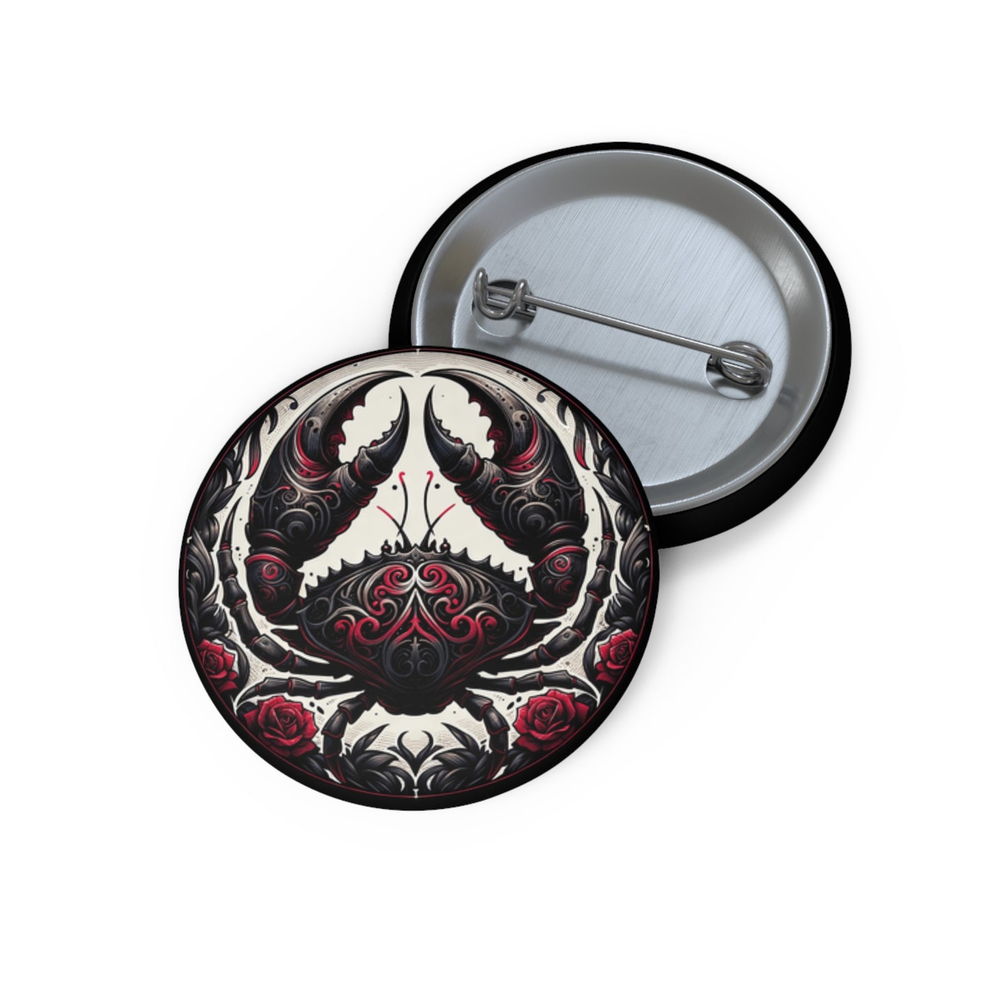Zodiac Cancer Pin Button