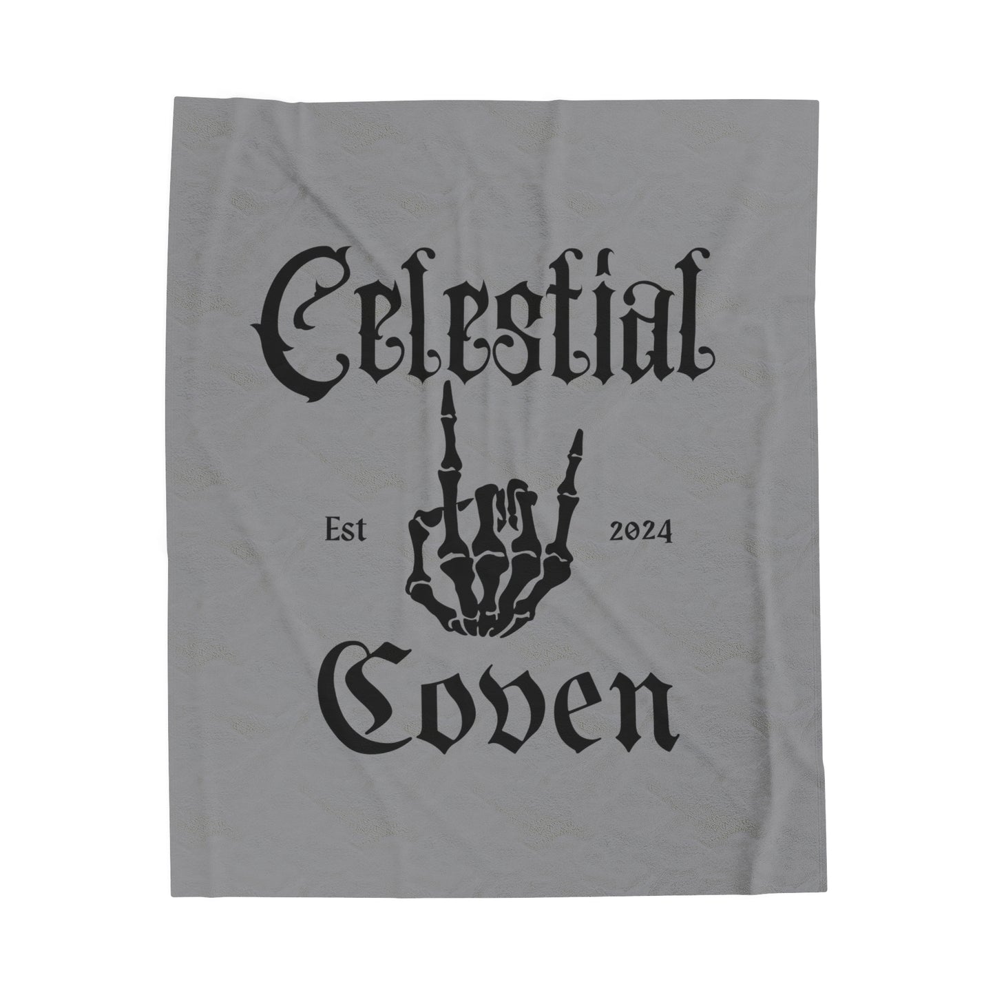 Celestial Coven Velveteen Plush Blanket