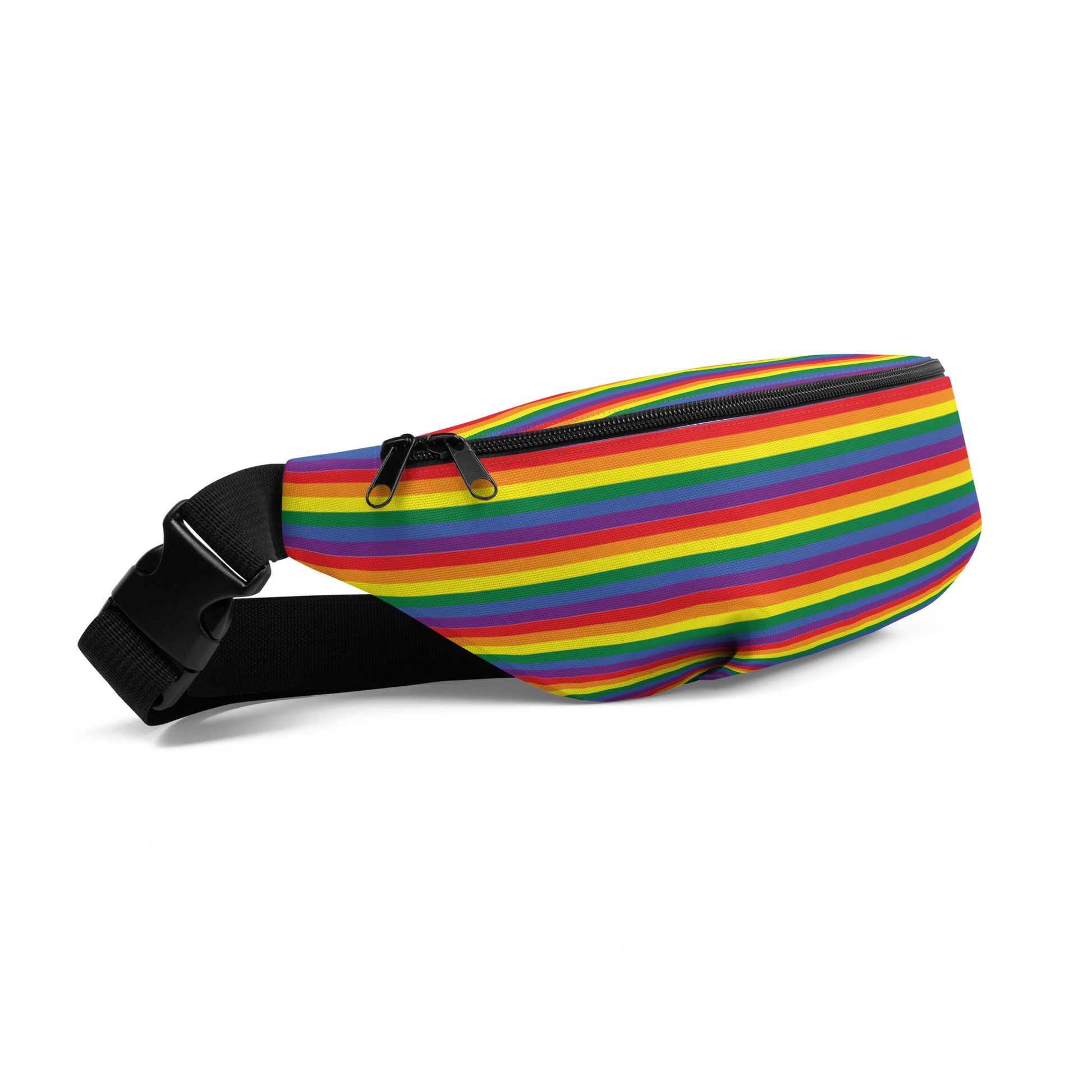 Pride Rainbow Fanny Pack Side View