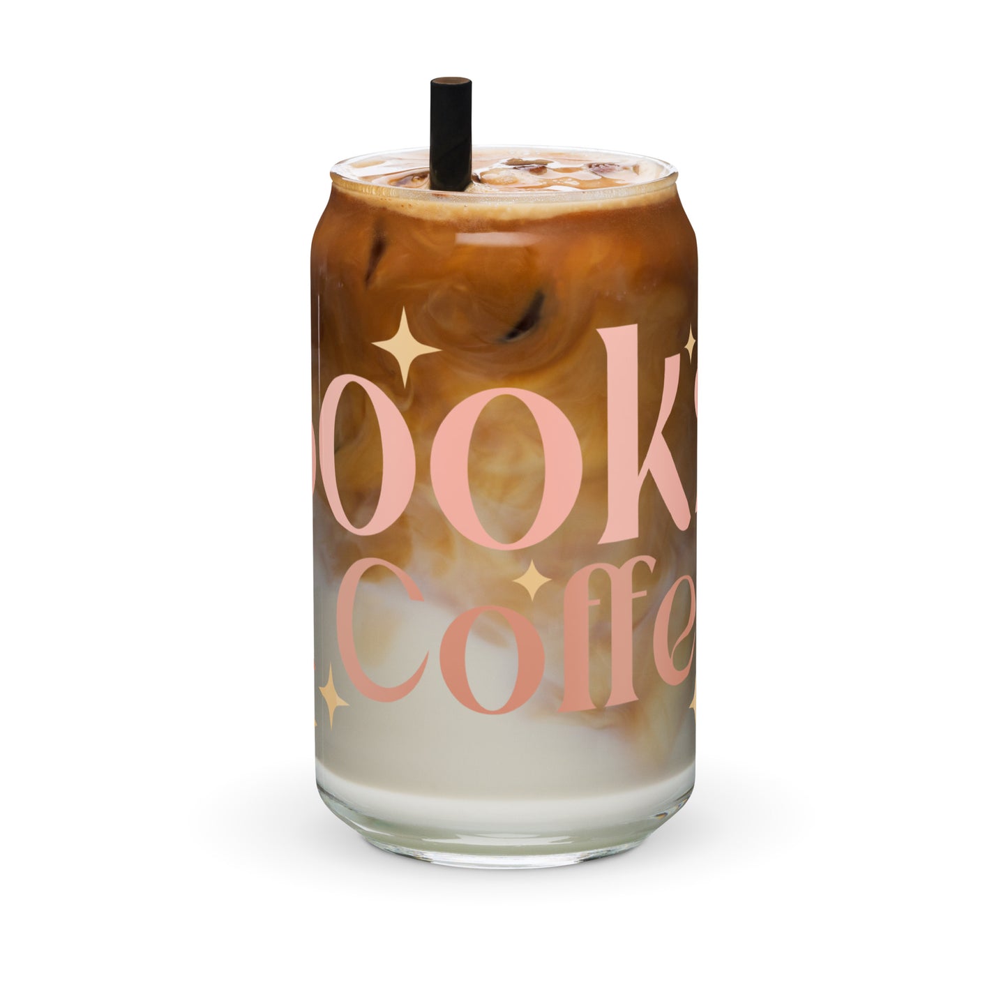 Books & Coffee Can-shaped glass