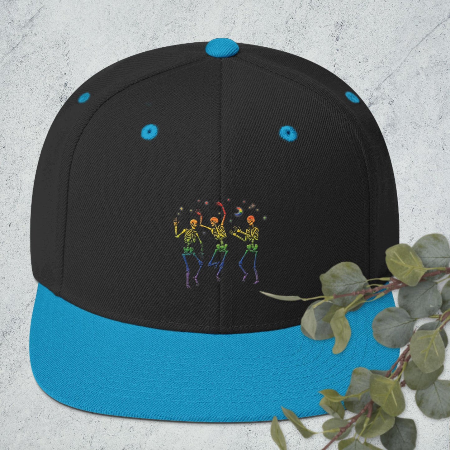 Pride Dancing Skellingtons Snapback Hat