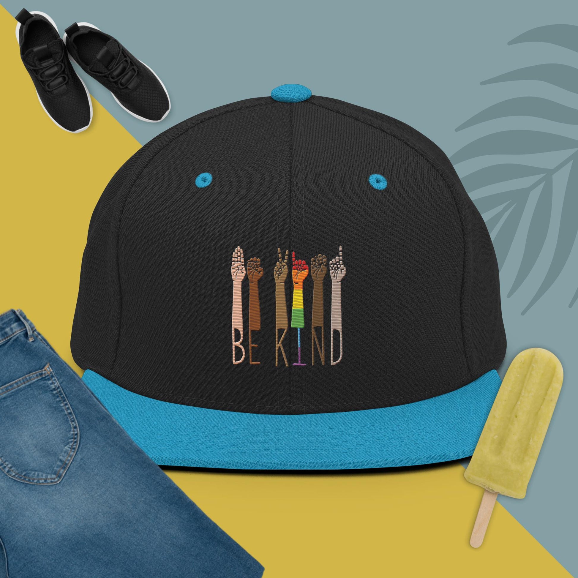 Kind Sign Snapback Hat