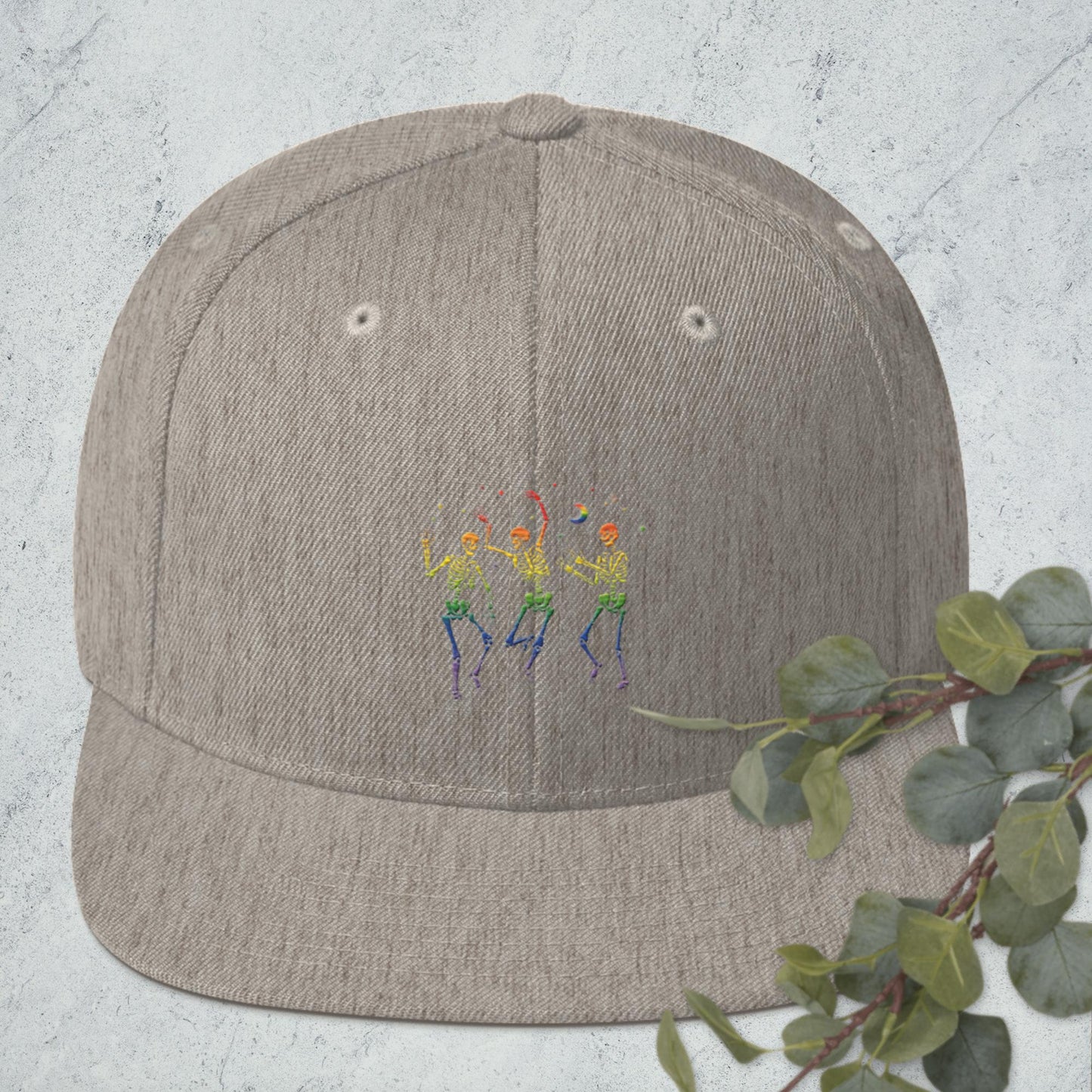 Pride Dancing Skellingtons Snapback Hat