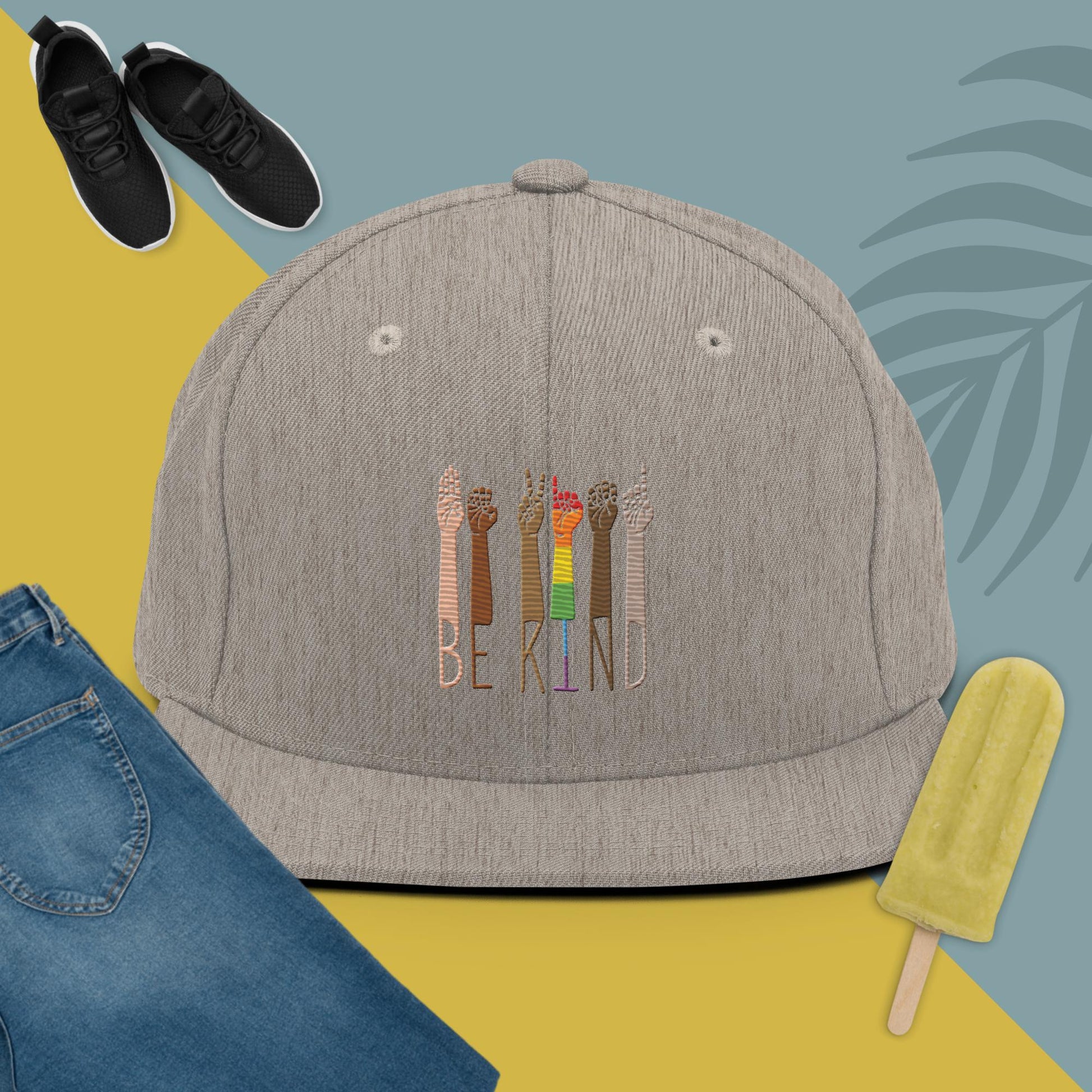 Kind Sign Snapback Hat