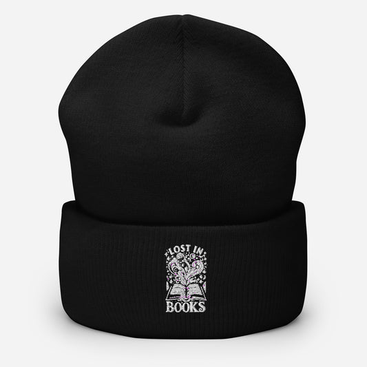 Lost In Books Cuffed Beanie