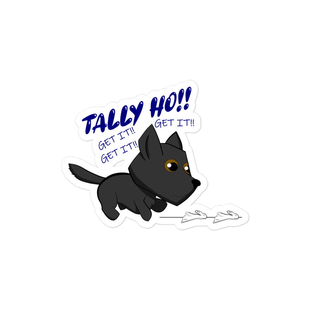 Tally Ho Black Shepherd Sticker