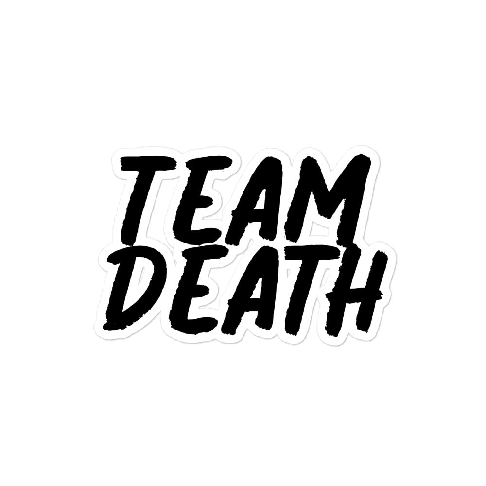 Team Death Sticker