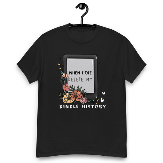 Delete Kindle History Men's classic tee