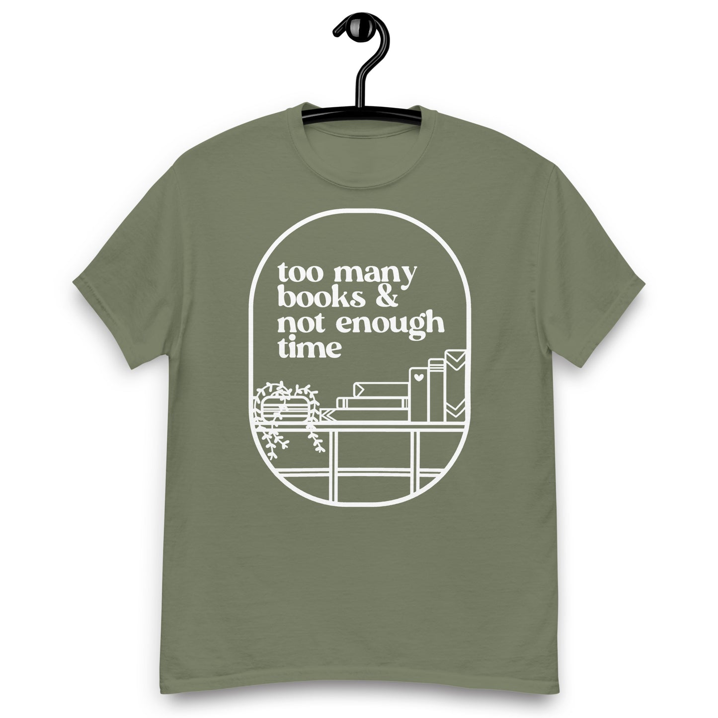 To Many Books Men's classic tee