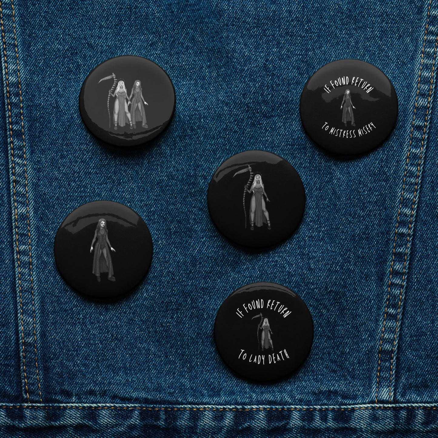 Cosmic Requiem Circle If Found Buttons