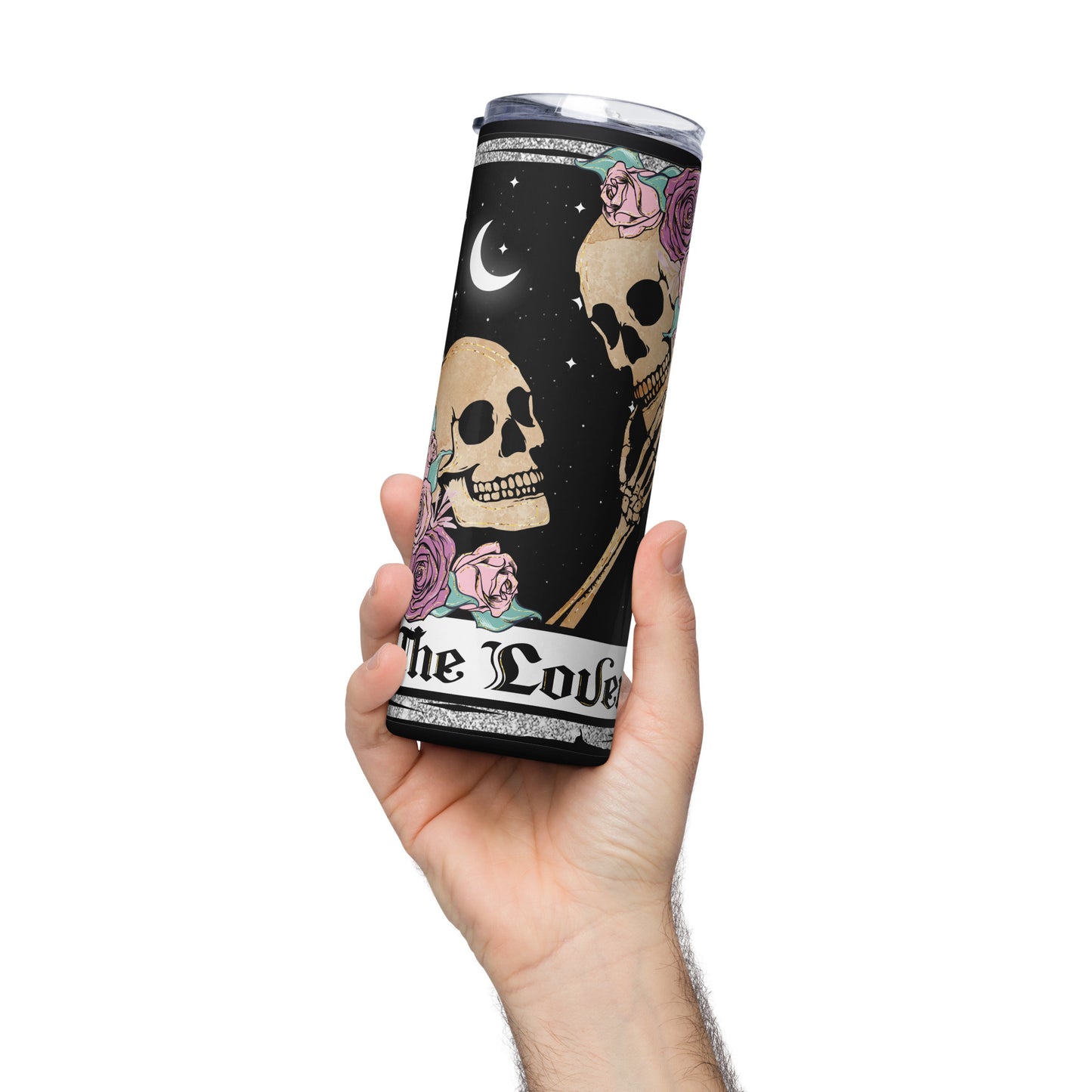 The Lovers Tarot Card Stainless steel tumbler