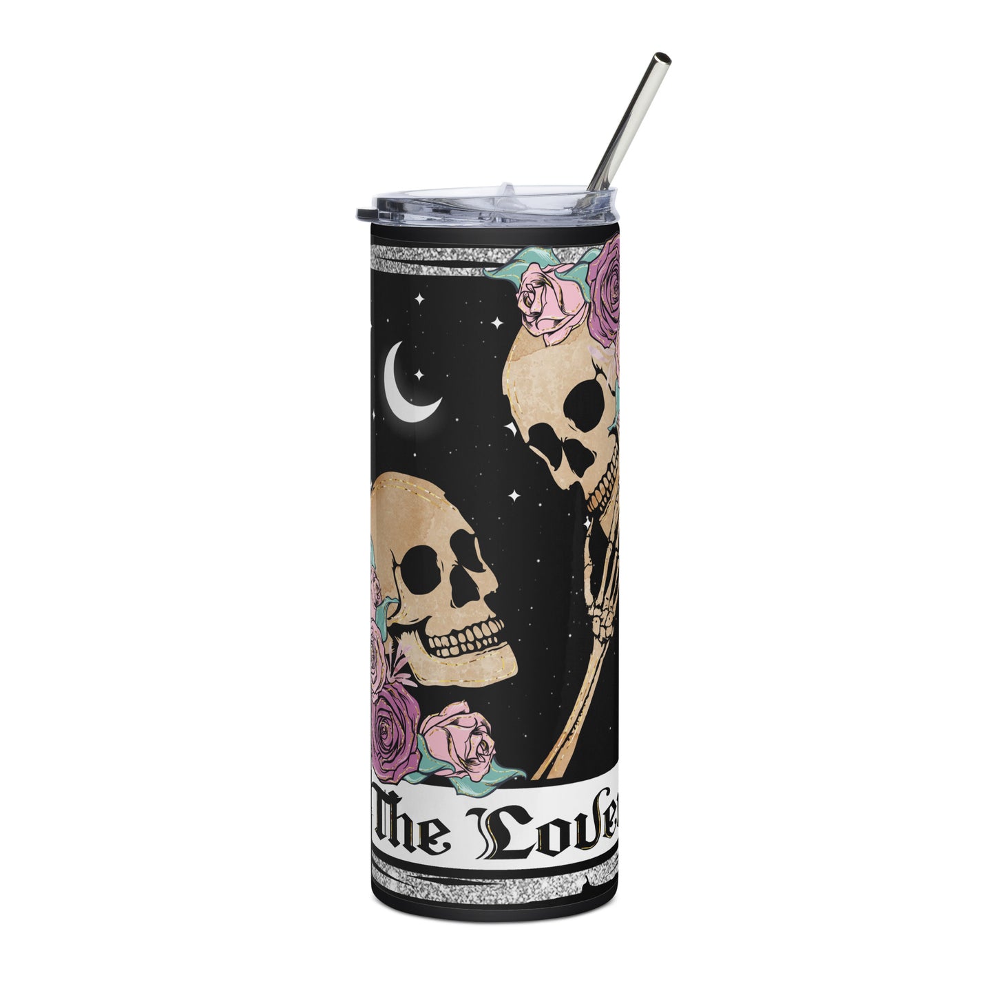 The Lovers Tarot Card Stainless steel tumbler