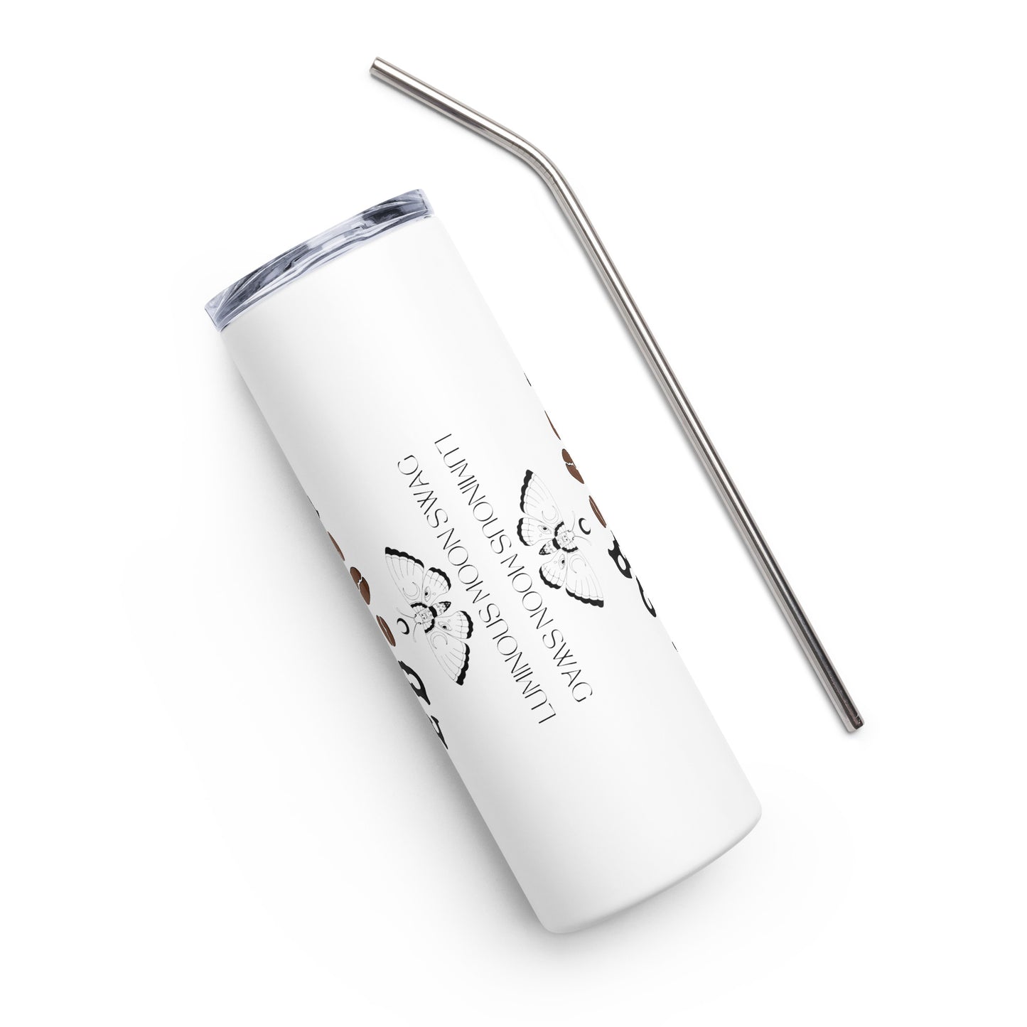Dead Inside BUT Caffinated Stainless steel tumbler