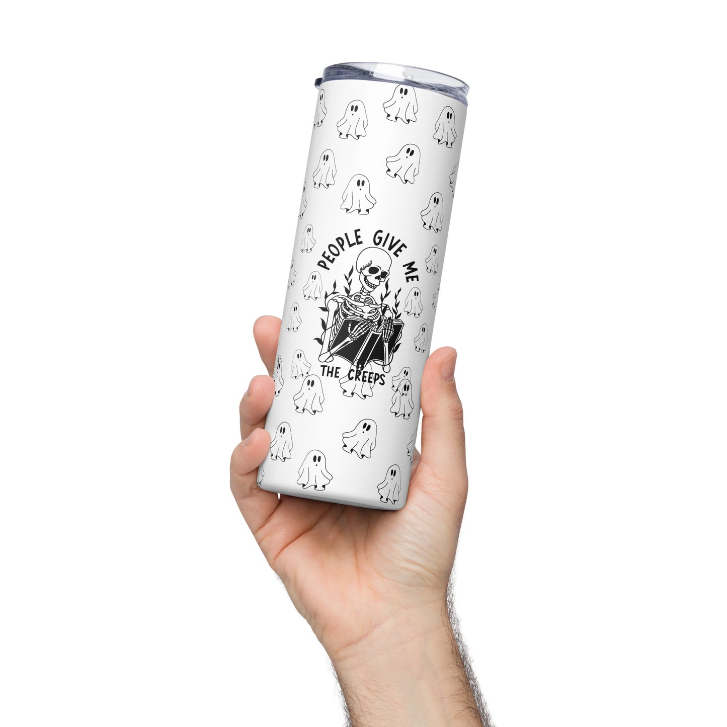 People Give Me The Creeps Stainless steel tumbler