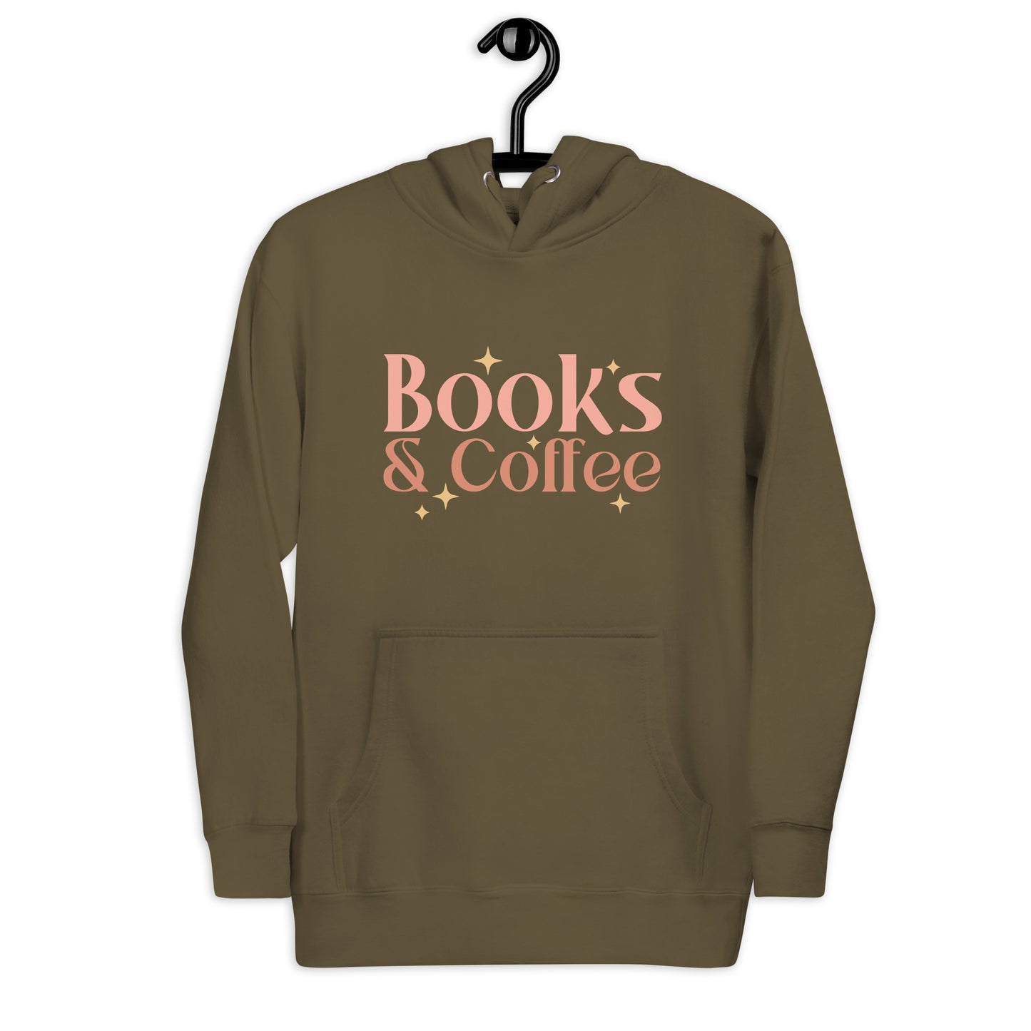 Books & Coffee Unisex Hoodie