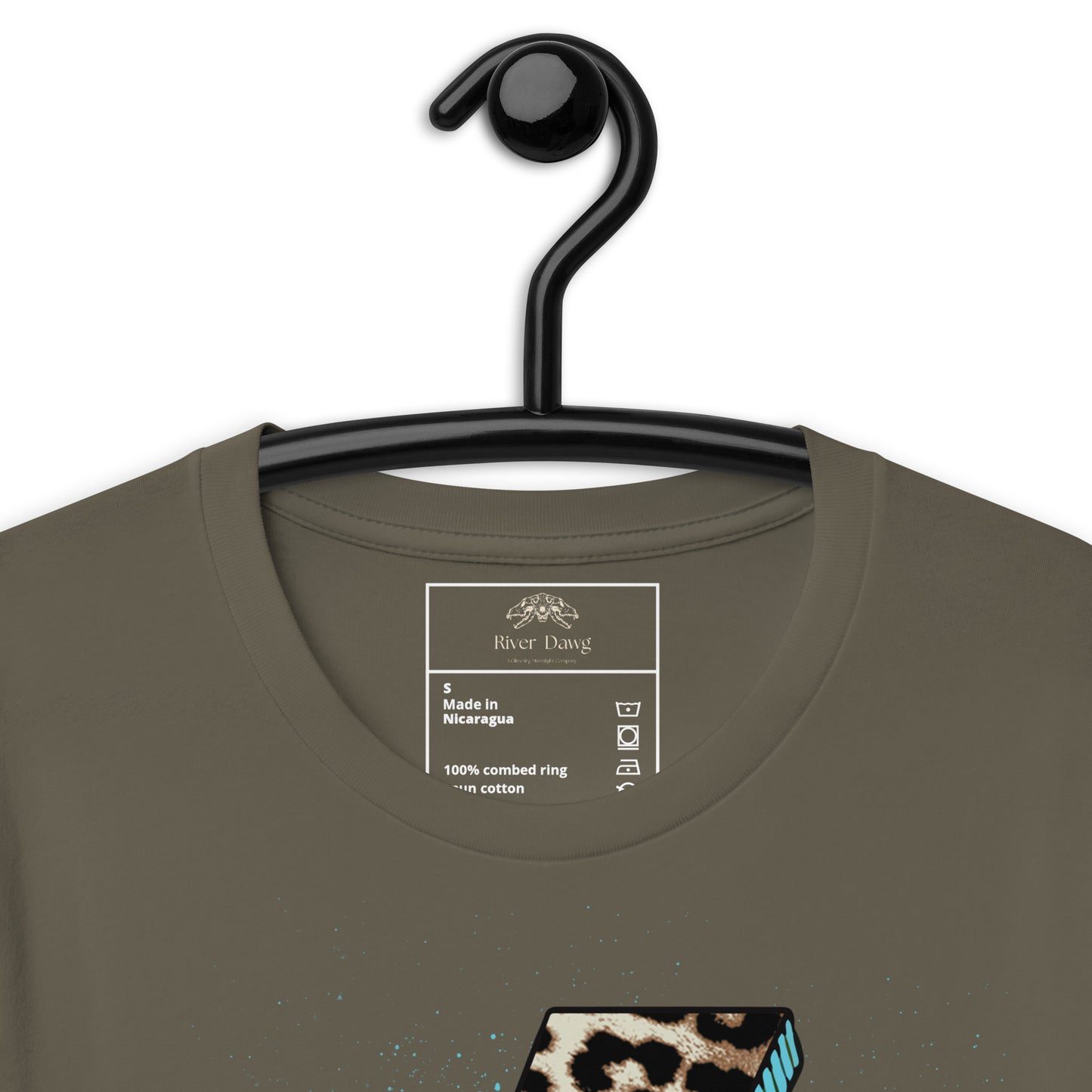 Dog Momma Leopard Lighting Bolt Unisex t-shirt