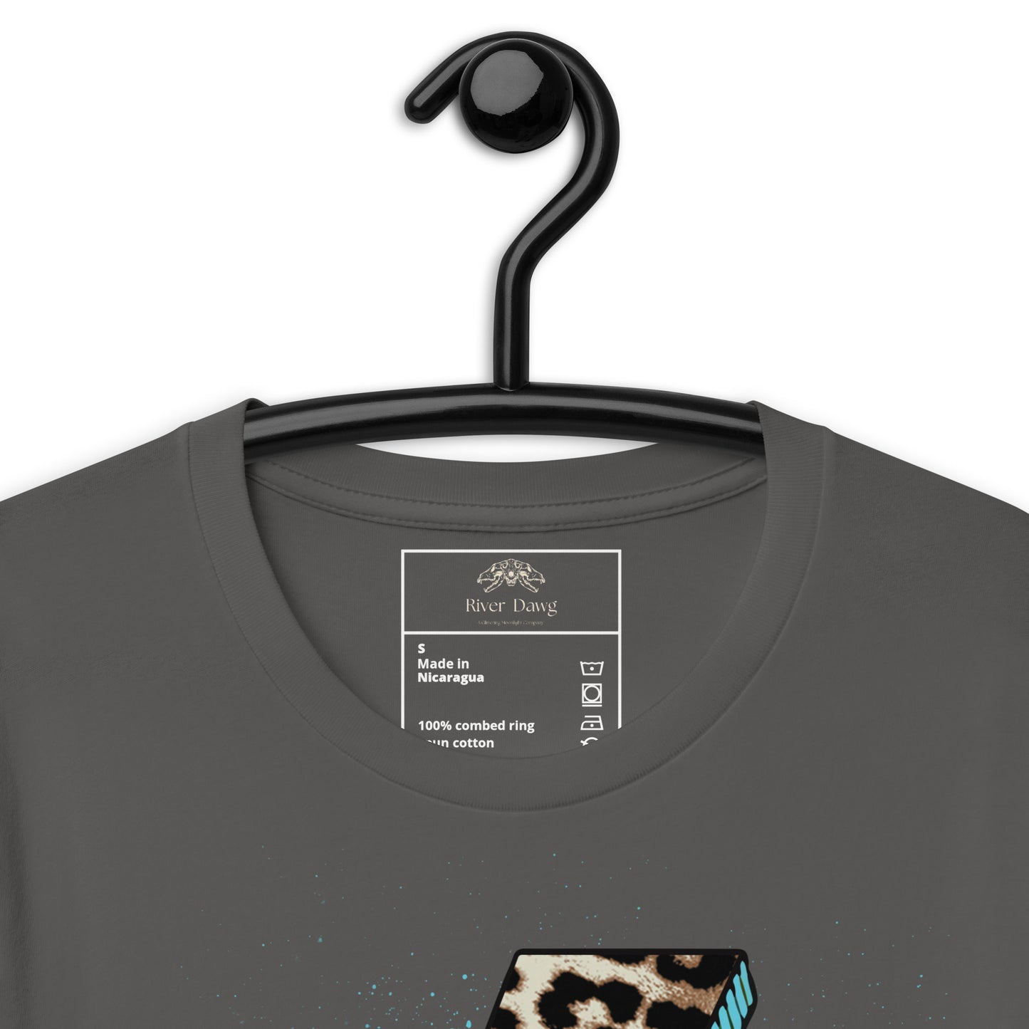 Dog Momma Leopard Lighting Bolt Unisex t-shirt