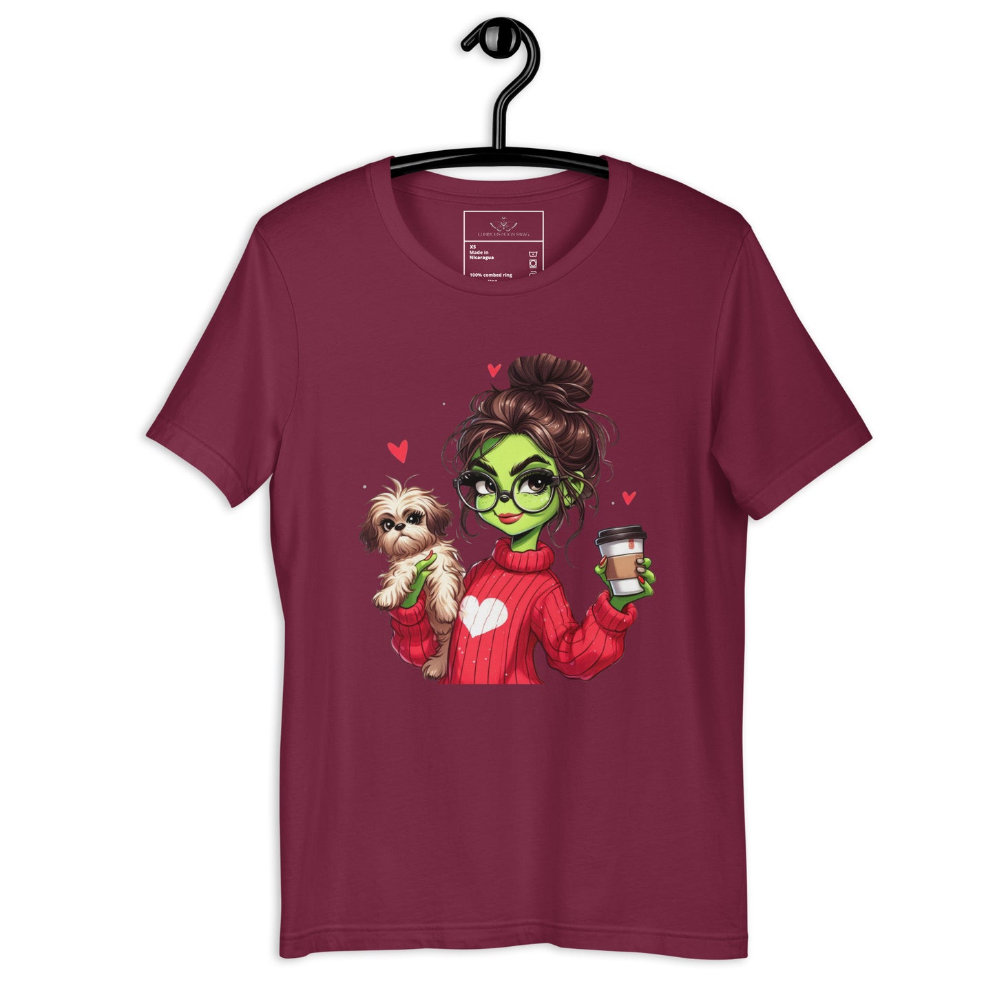 Grinc Woman & Dog Unisex t-shirt