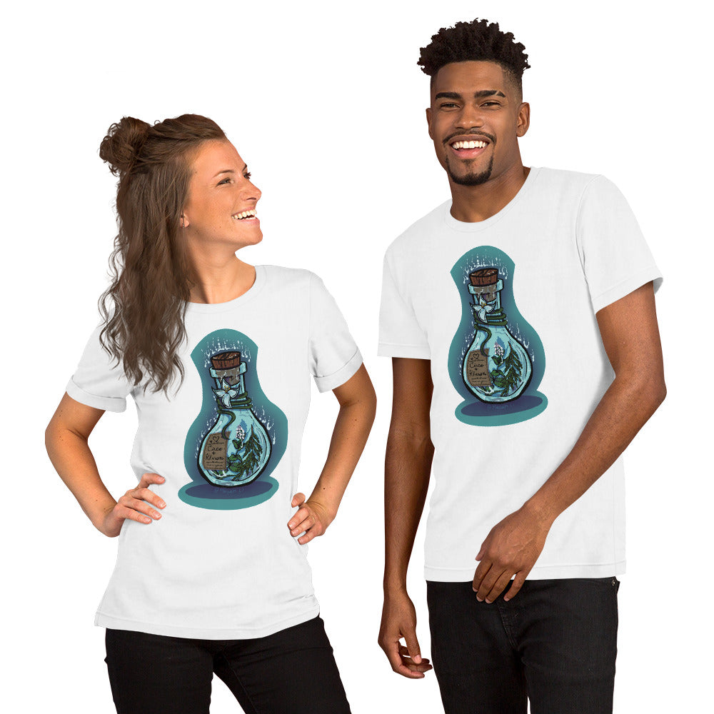 "Whispers Across the Styx" Potion Bottle T-Shirt by Madam__lj